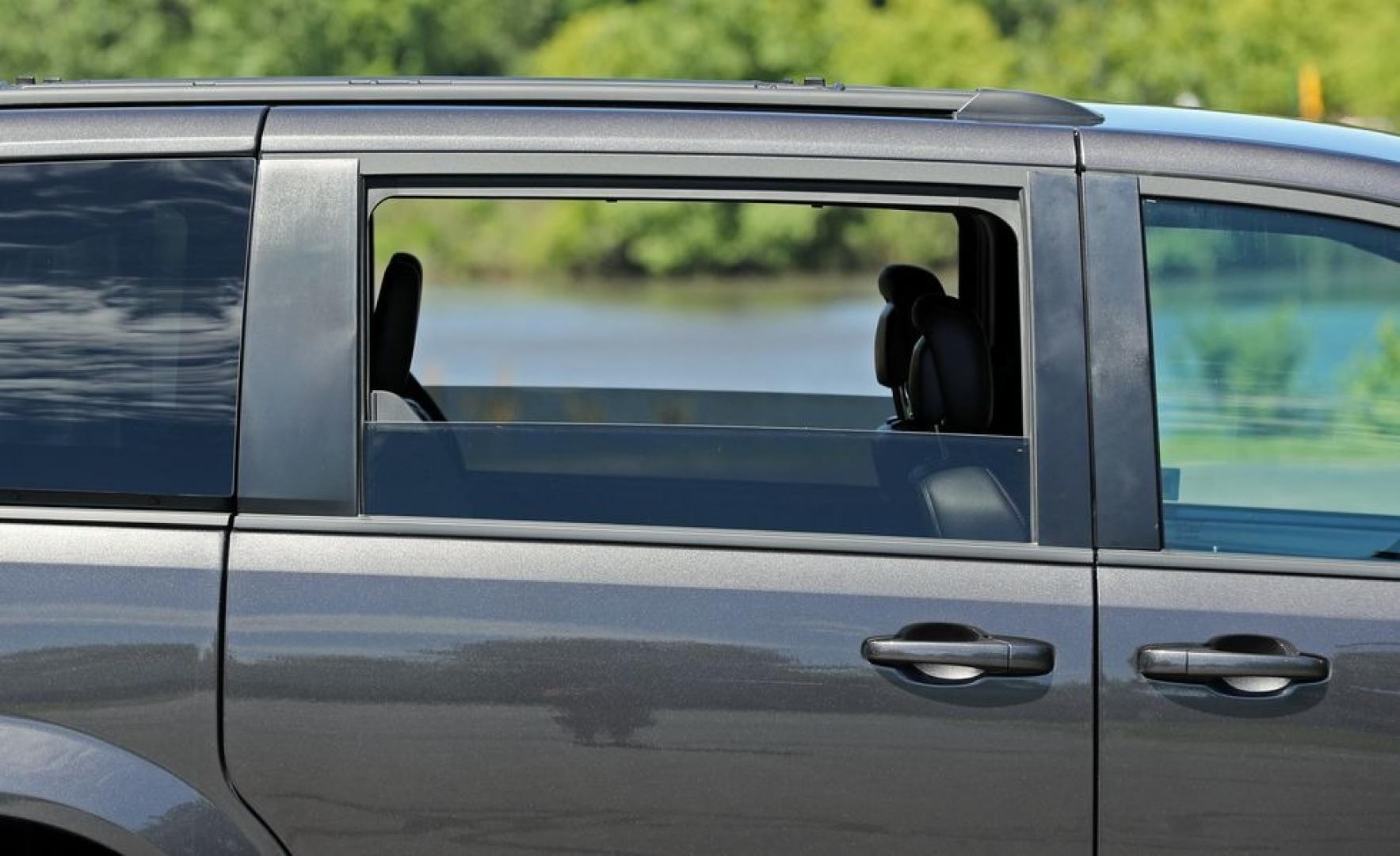 2017 Silver /Black Dodge Grand Caravan GT (2C4RDGEG0HR) with an 3.6L V6 DOHC 24V engine, 6A transmission, located at 3160 South Valley View Blvd, Las Vegas, NV, 89146, (888) 750-6845, 36.132458, -115.190247 - The 2017 Dodge Grand Caravan is all about transporting a bunch of people at an affordable price. This seven-passenger minivan undercuts its least expensive competitor by thousands of dollars when new. Even when loaded to the hilt with options, the price tag doesn't come close to its high-rent rivals - Photo#6