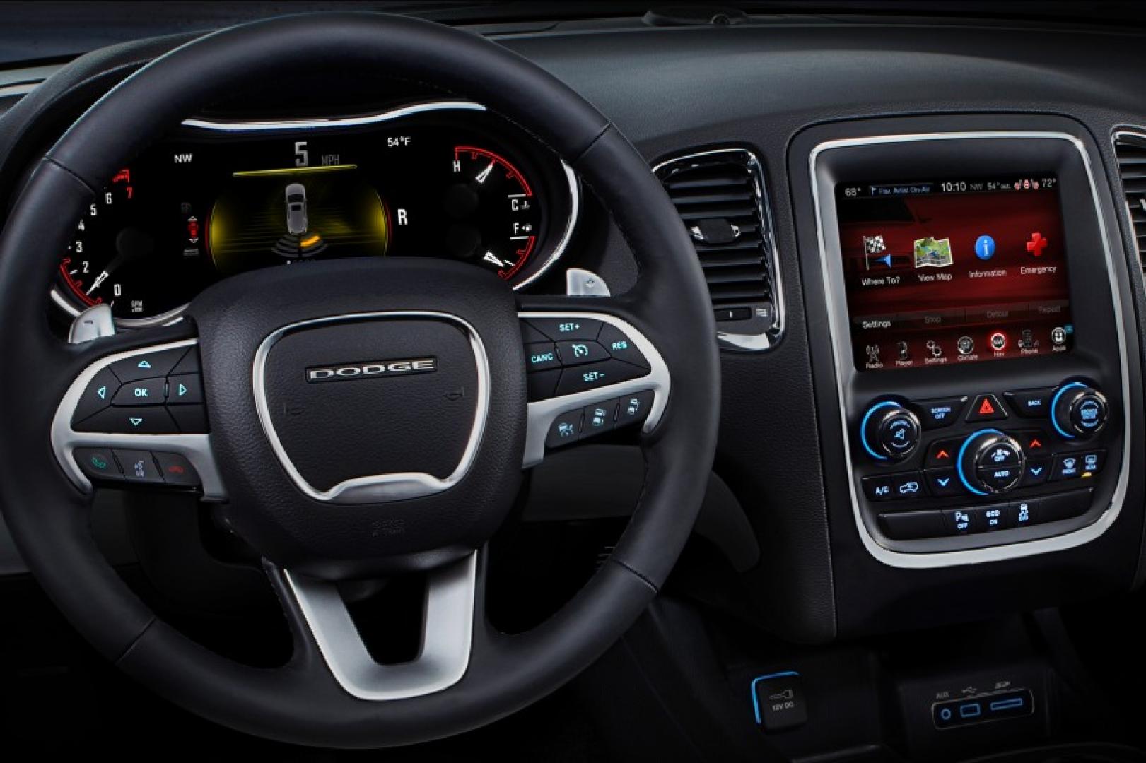 2014 Burgundy /Tan Dodge Durango Limited AWD (1C4RDJDGXEC) with an 3.6L V6 DOHC 24V engine, 8-Speed Automatic transmission, located at 3160 South Valley View Blvd, Las Vegas, NV, 89146, (888) 750-6845, 36.132458, -115.190247 - Thanks to its welcoming interior and excellent highway manners, the 2014 Dodge Durango is a great choice for a seven-passenger SUV. vehicle overview The 2014 Dodge Durango is one of our favorite options for a six- or seven-passenger SUV. The current generation not only has the roomy seating and - Photo#9